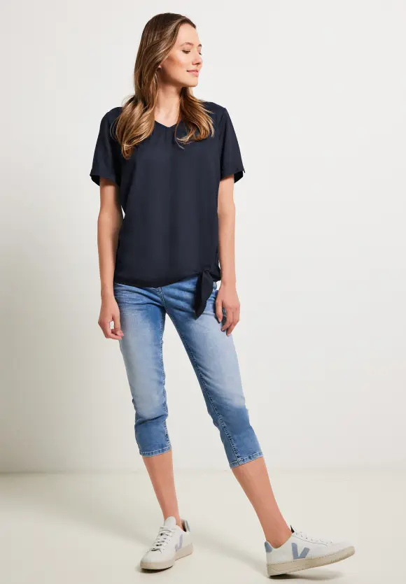 CECIL Bluse mit Knotendetail