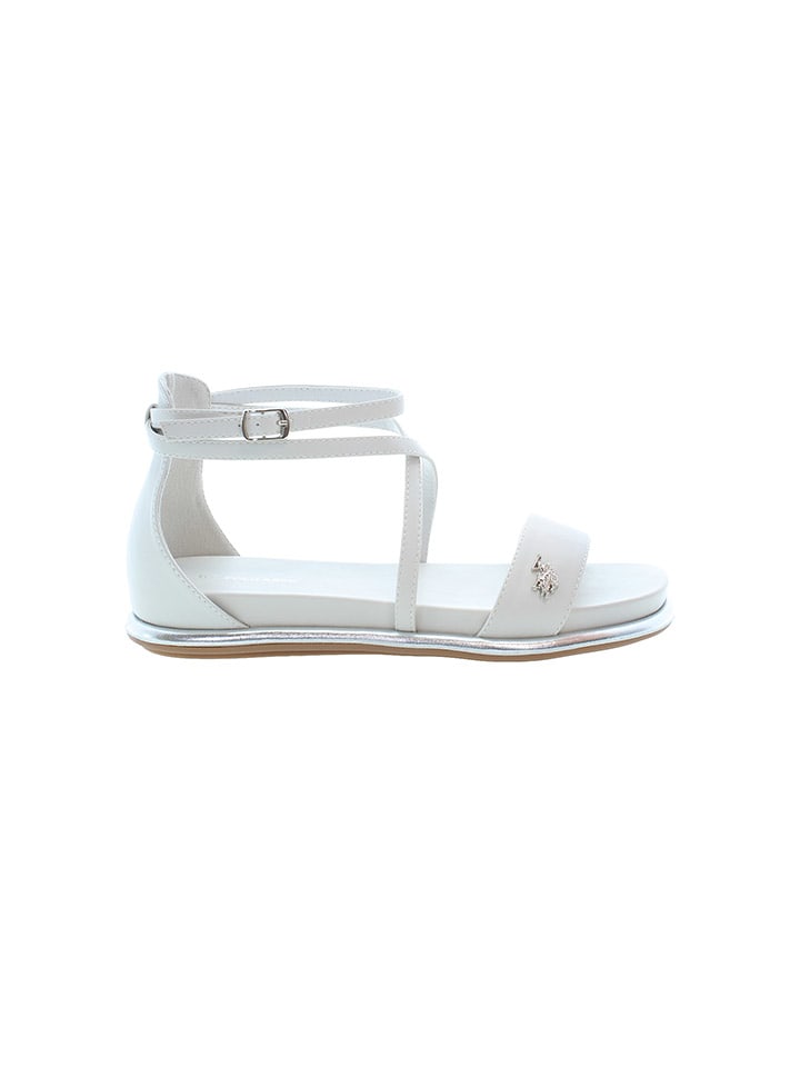 U.S. Polo Assn. Sandalen in Weiß günstig kaufen