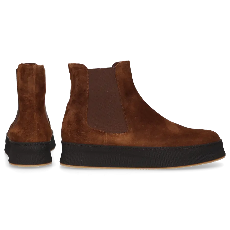 Truman's - Chelsea Boots 9834 Veloursleder - braun