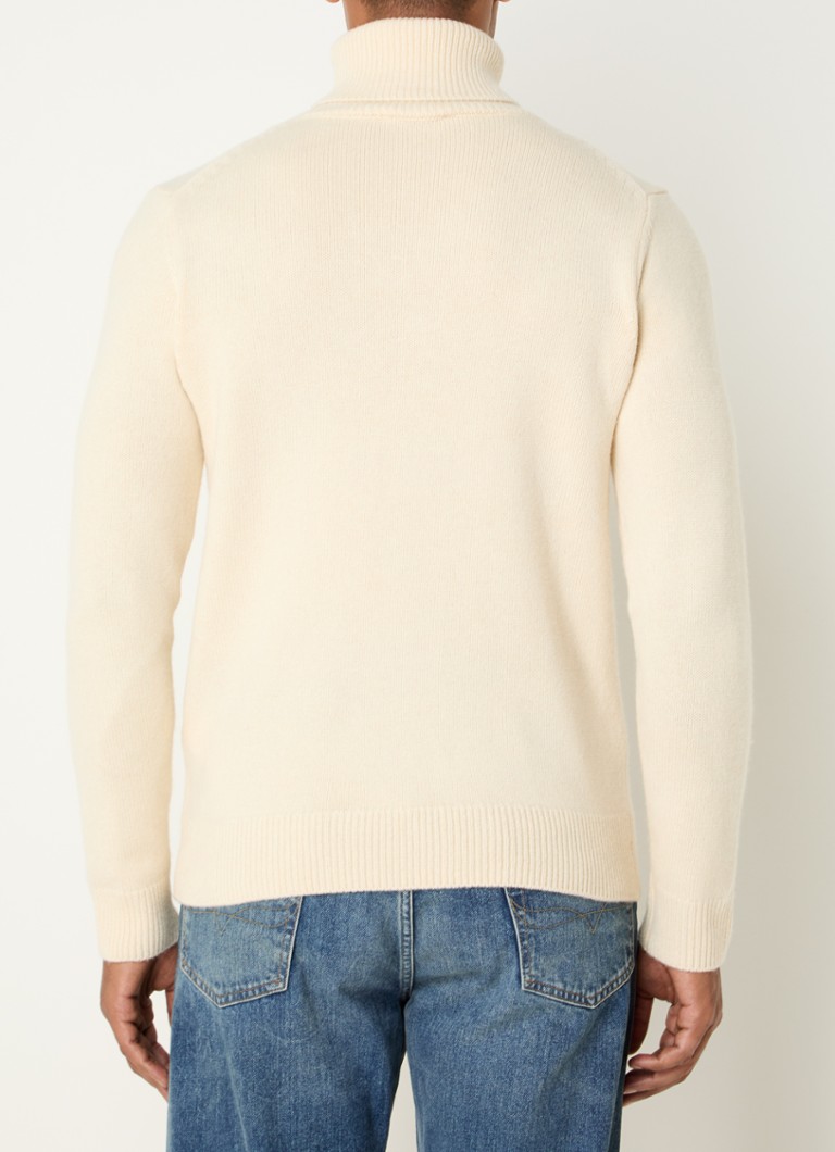 Sandro Fine-knit turtleneck in cashmere blend