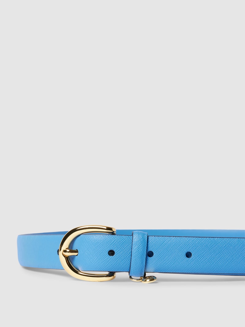 Gürtel mit Label-Detail Modell 'CHARM' in blau
