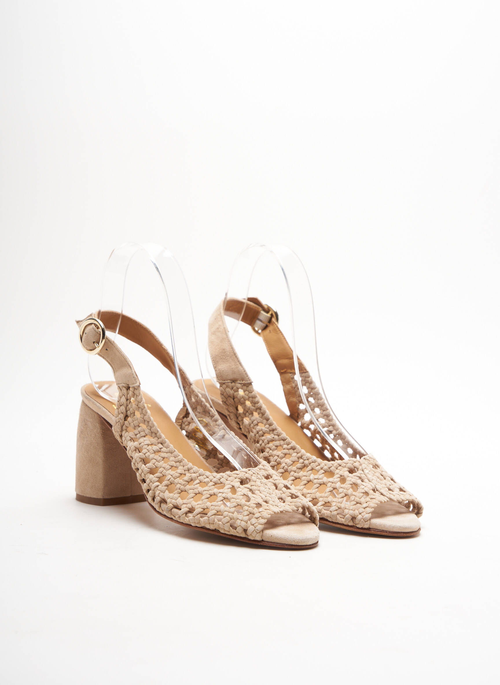 Bobbies Sandales Nu Pieds Femme couleur beige