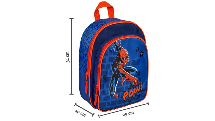 Undercover - Marvel Spider-Man Rucksack mit Vortasche