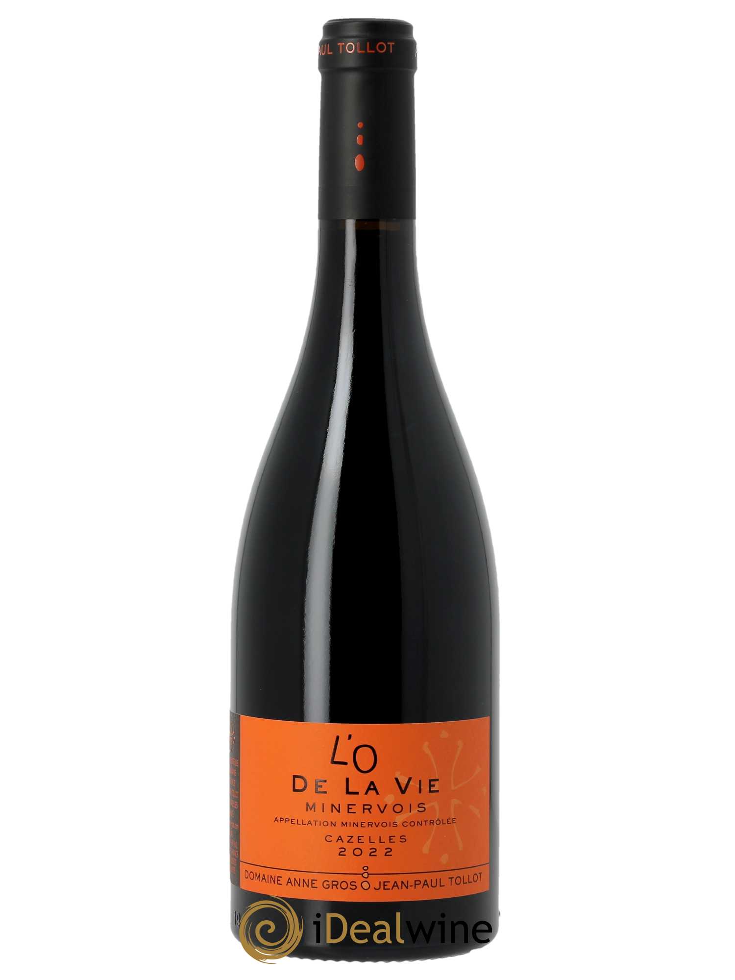 Minervois L'O de la Vie Anne Gros & Jean-Paul Tollot  2022 - Lot de 1 Bouteille