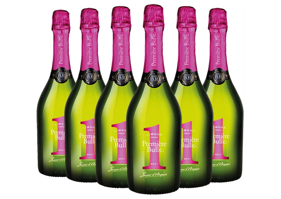 Blanquette de Limoux Brut AOC Première Bulle Sieur d'Arques 6 bouteilles de 0,75 ℓ