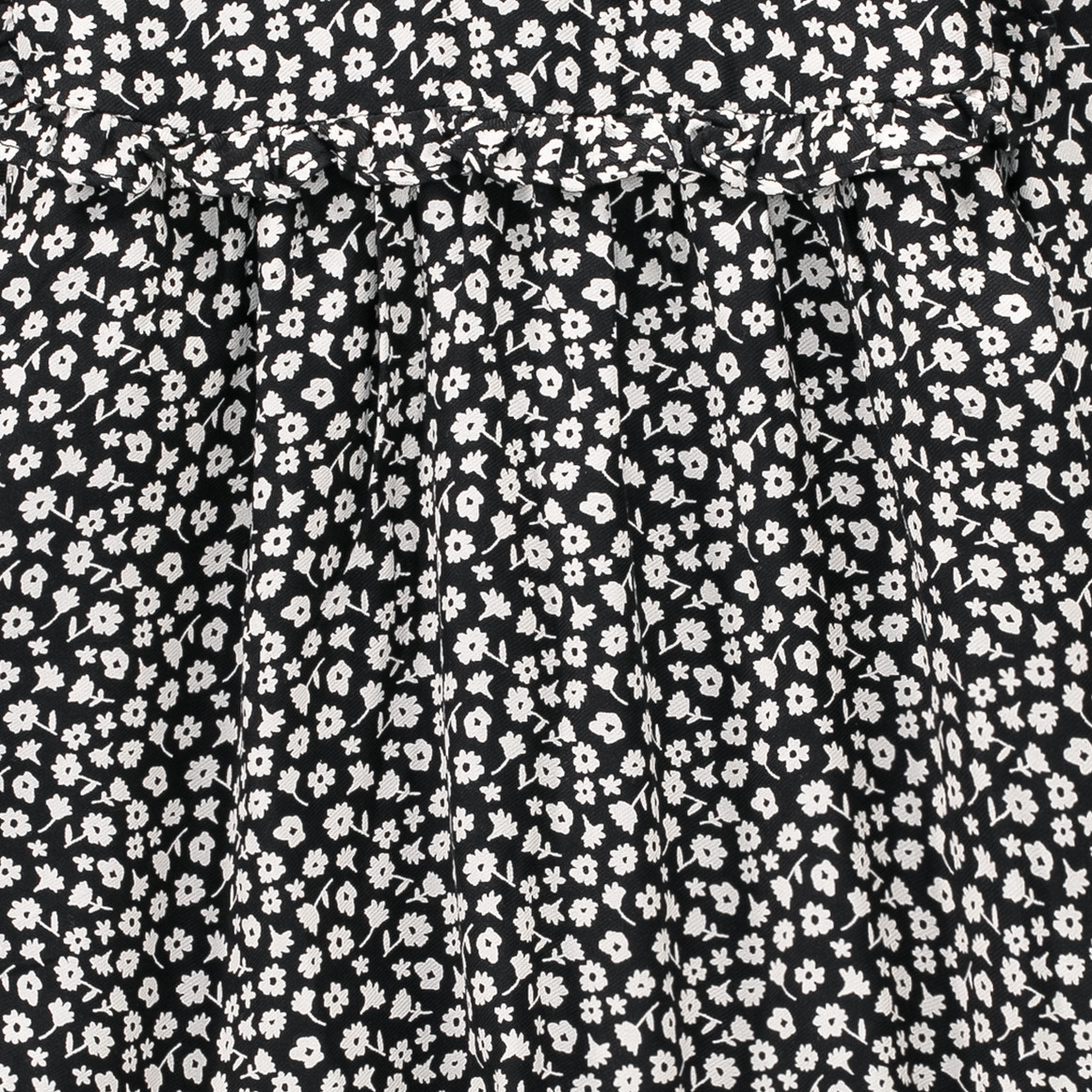 Mädchen Kleid mit Blümchen-Allover
