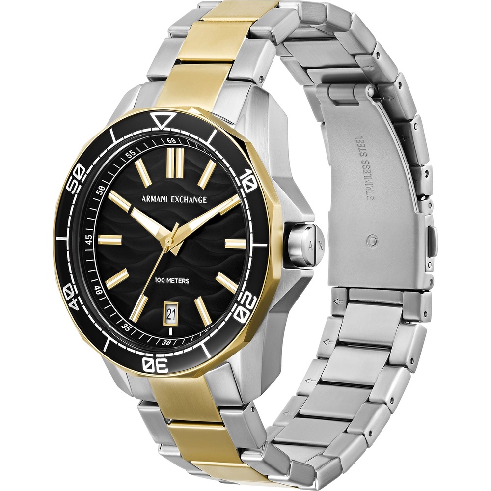 Armani Exchange Montre pour hommes Acier inoxydable Montre
