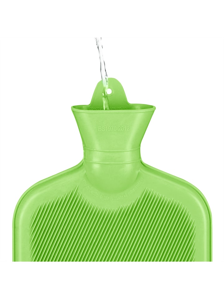 relaxdays Wärmflasche in Grün - 2 Liter günstig kaufen onesize