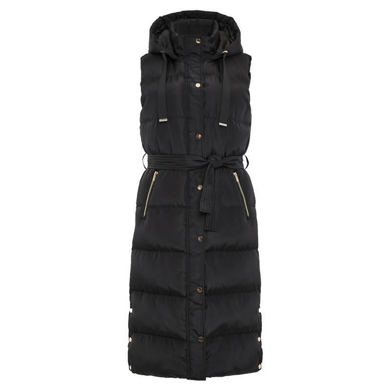 Threadbare THB Robbie Premium Hoodie Gilet Longweste Damen