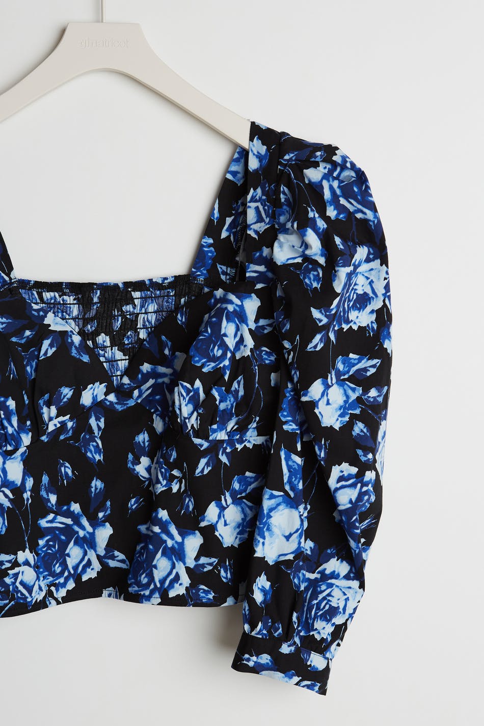Heart poplin top