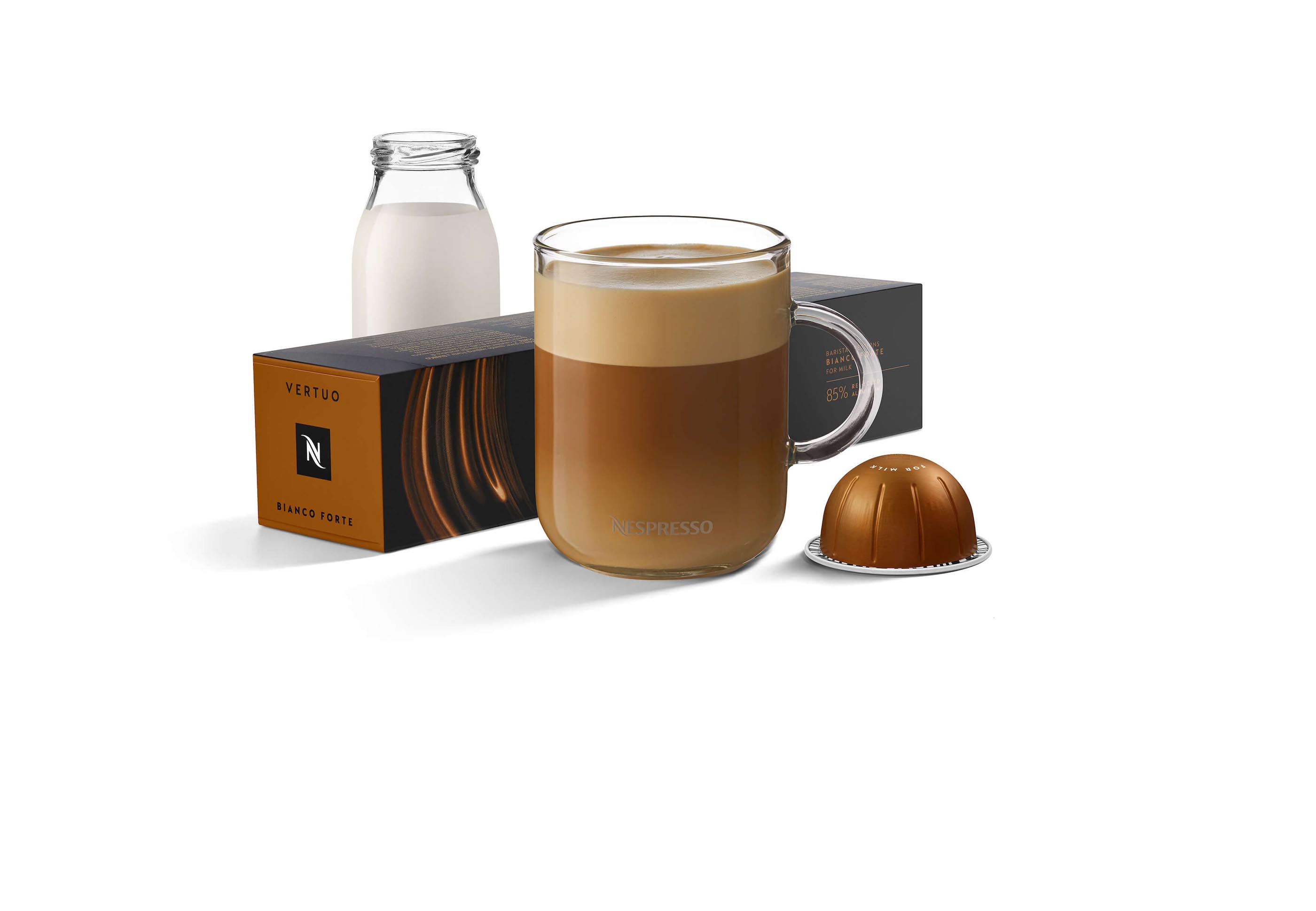 Capsules de café Barista Creations Bianco Forte