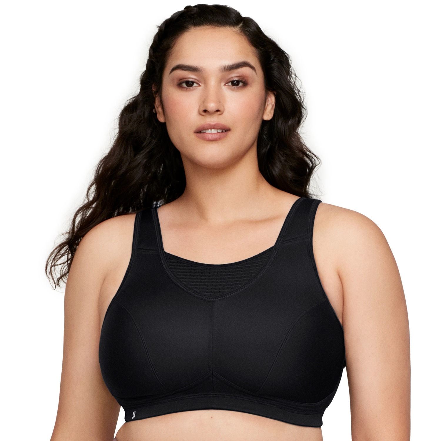 Elite Sport-Bustier mit bestem Halt - Schwarz