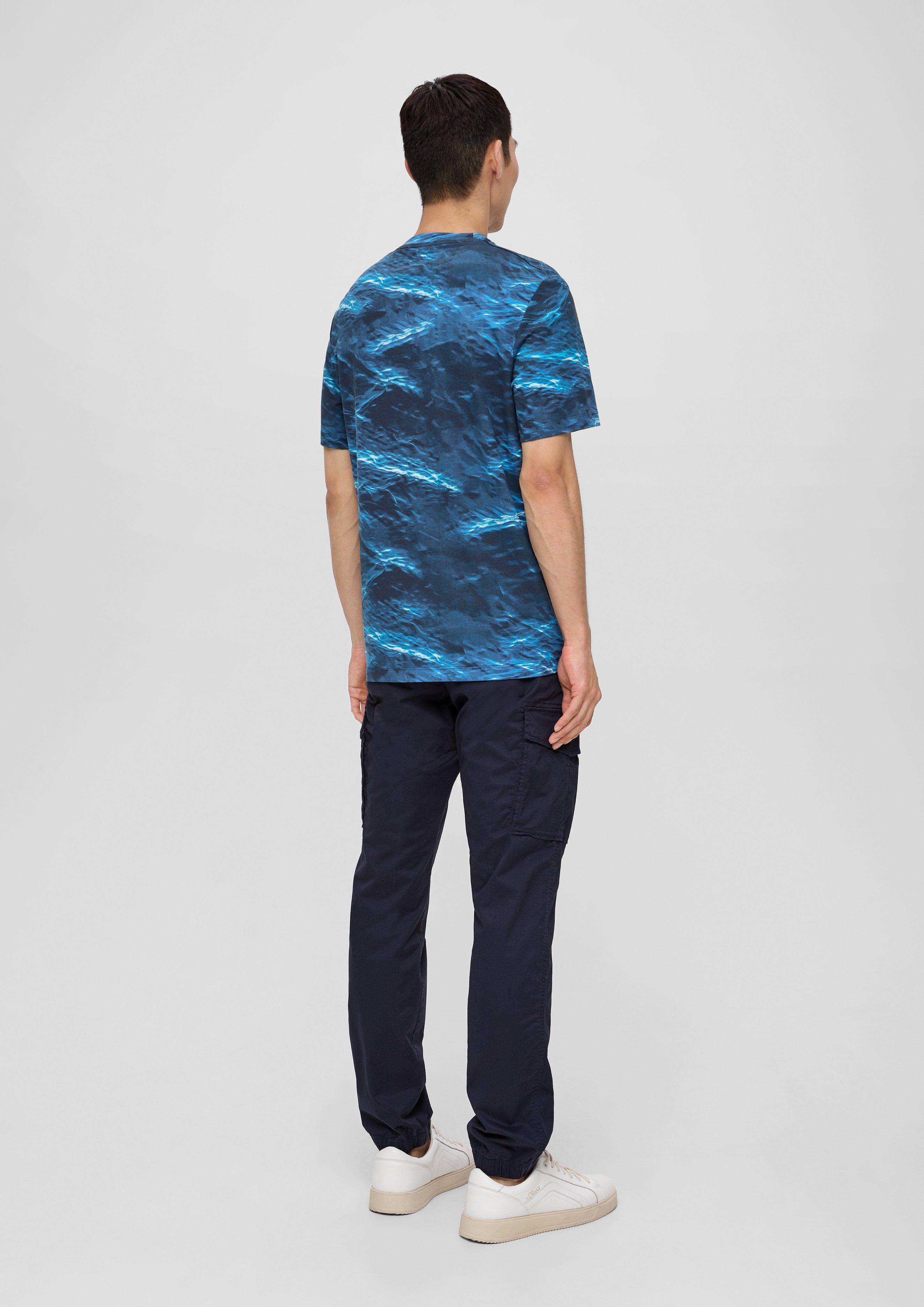 T-Shirt aus Baumwollstretch  2135692-69F1