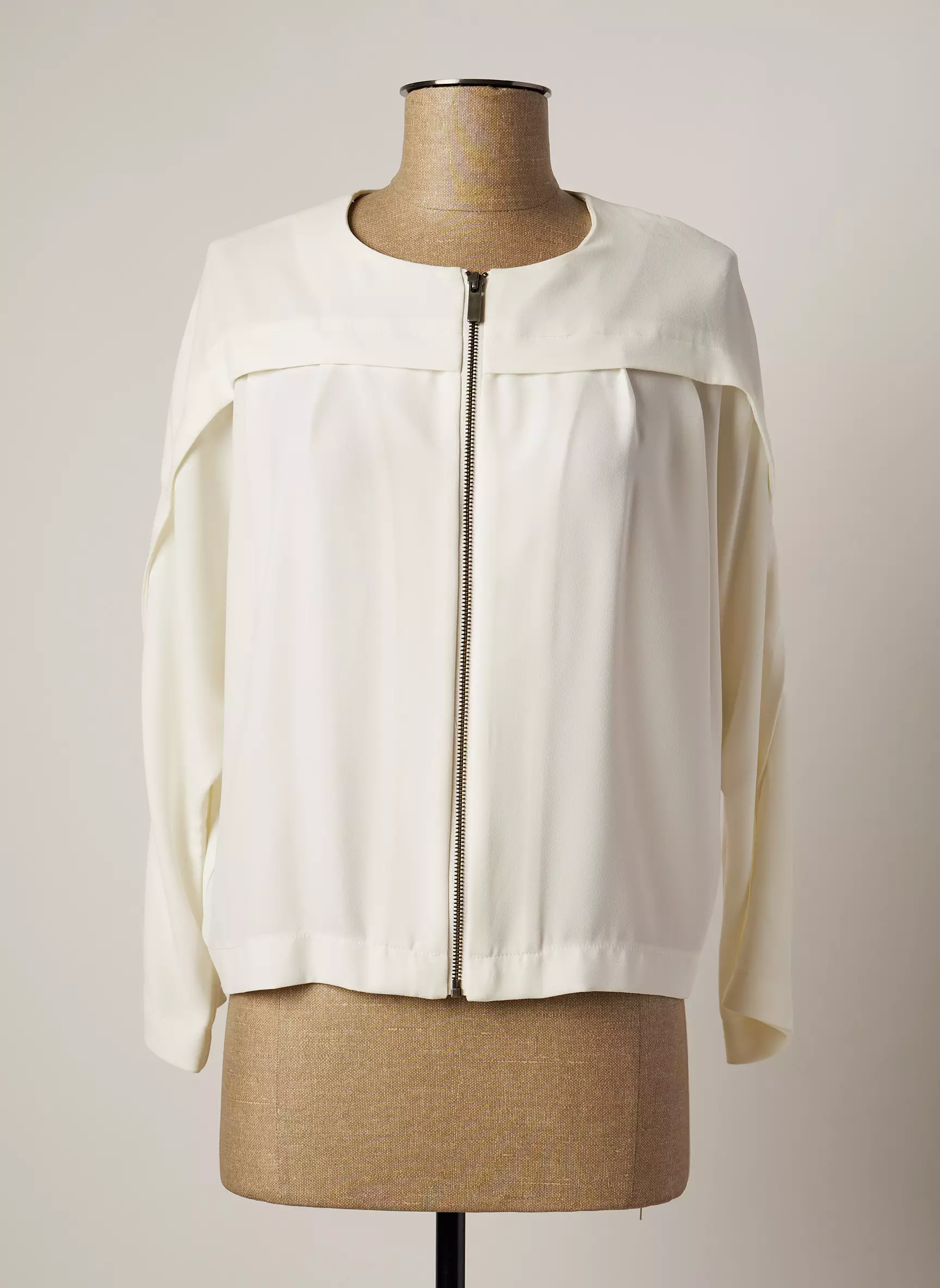 Lauren Vidal Vestecasual Femme couleur beige