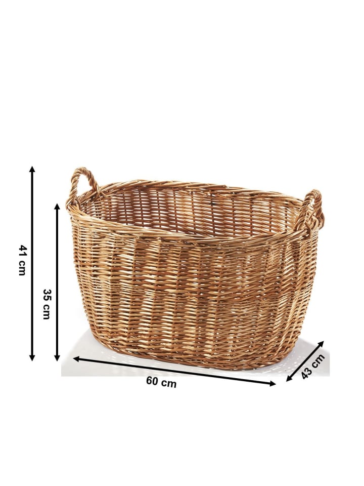kobolo Wäschekorb WEIDI2000 in Braun günstig kaufen onesize