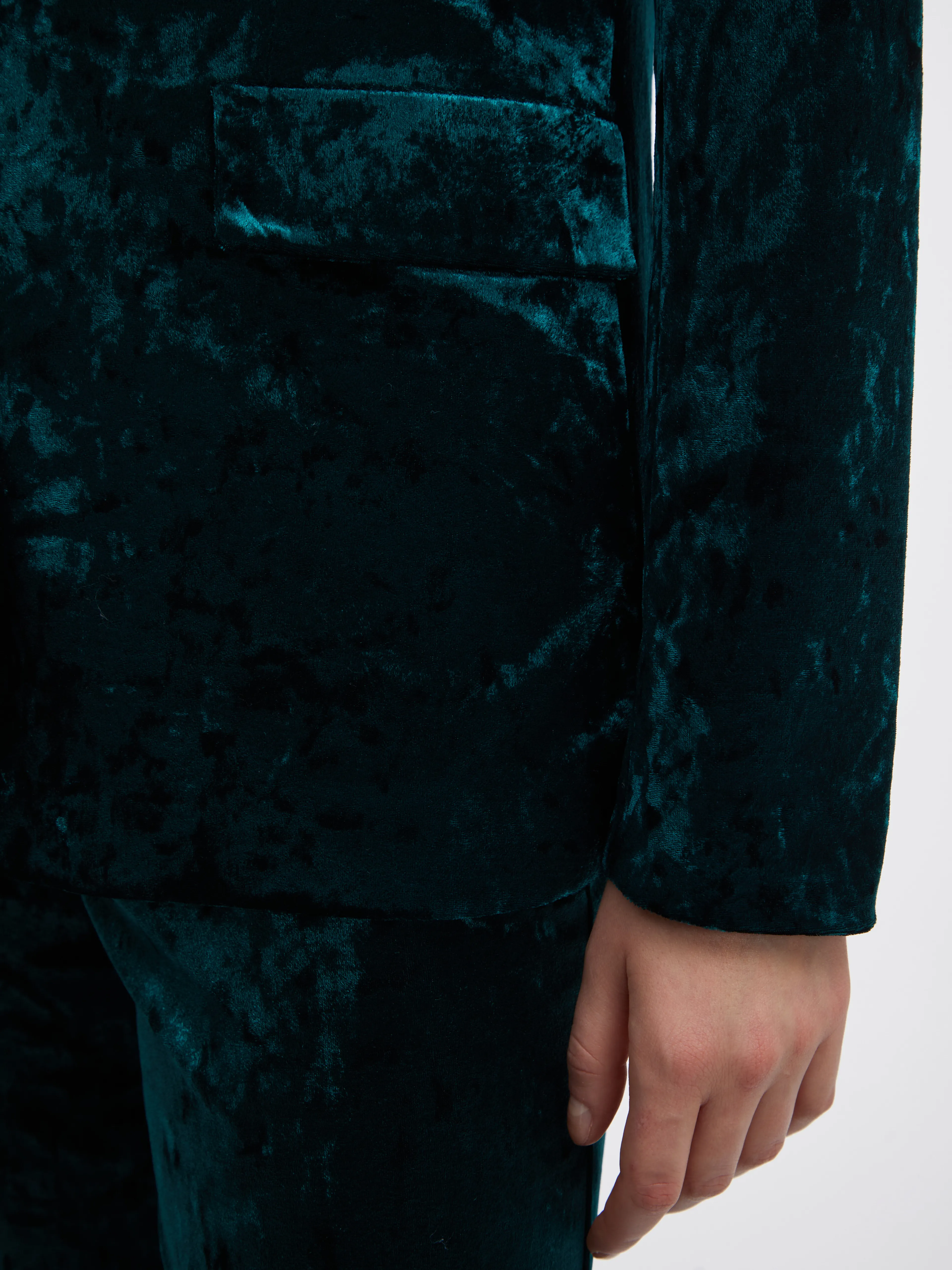 Grüne Damen-Samtjacke ORSAY