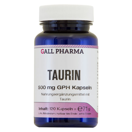 TAURIN 500 mg GPH Kapseln  120 St  Kapseln