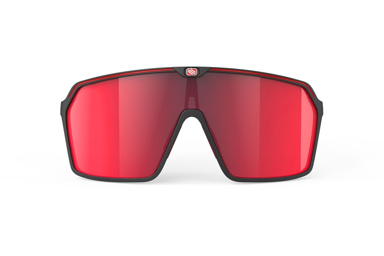 Rudy Project Spinshield Black Matte / Multilaser Red
