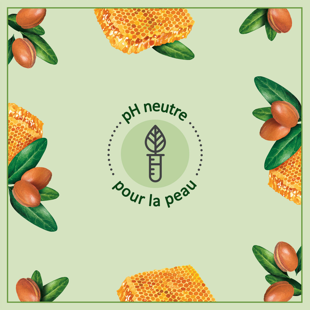 le petit marseillais Crème de Douche Bio Surgras, au pH neutre, Miel Argan, 250ml Crème de douche