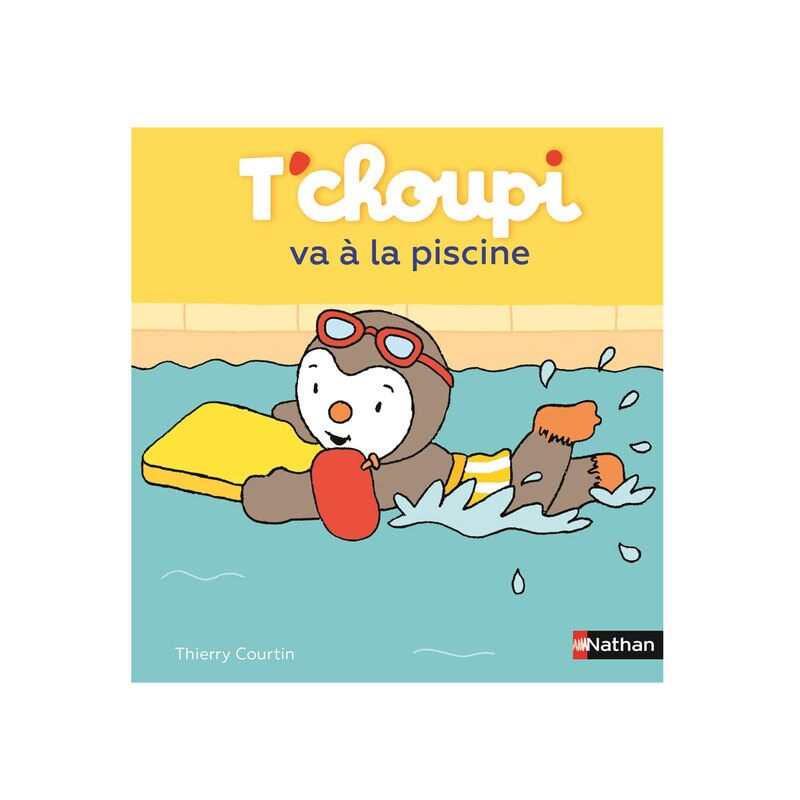 Livre T'choupi va à la piscine - Nathan Jeunesse
