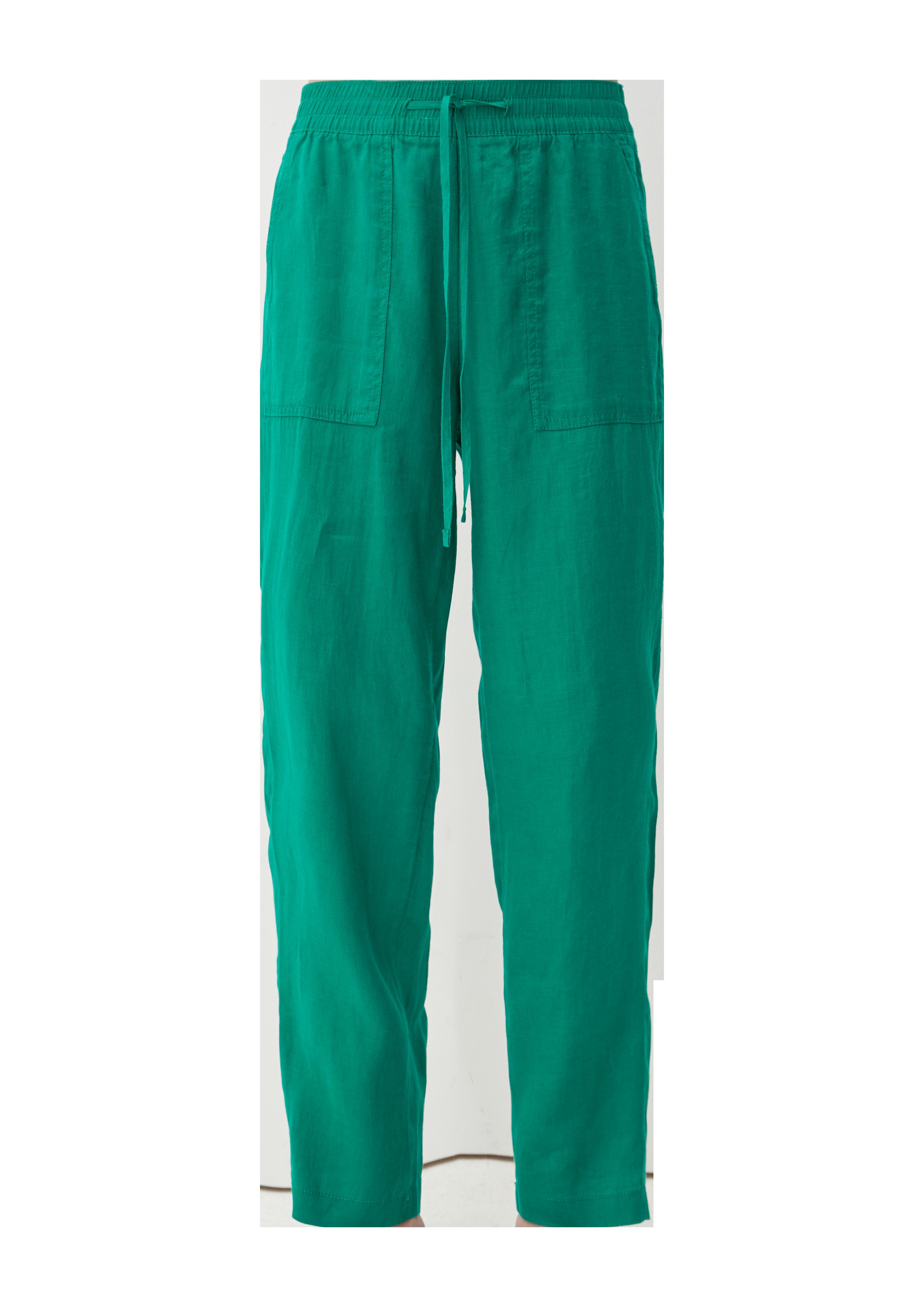 Relaxed: Leinenhose mit Elastikbund  2128991-7646