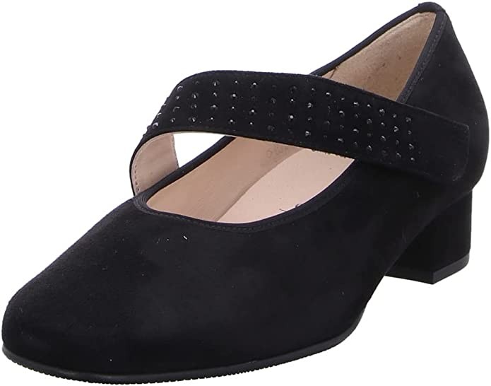 HASSIA Komfort Pumps schwarz Cordoba