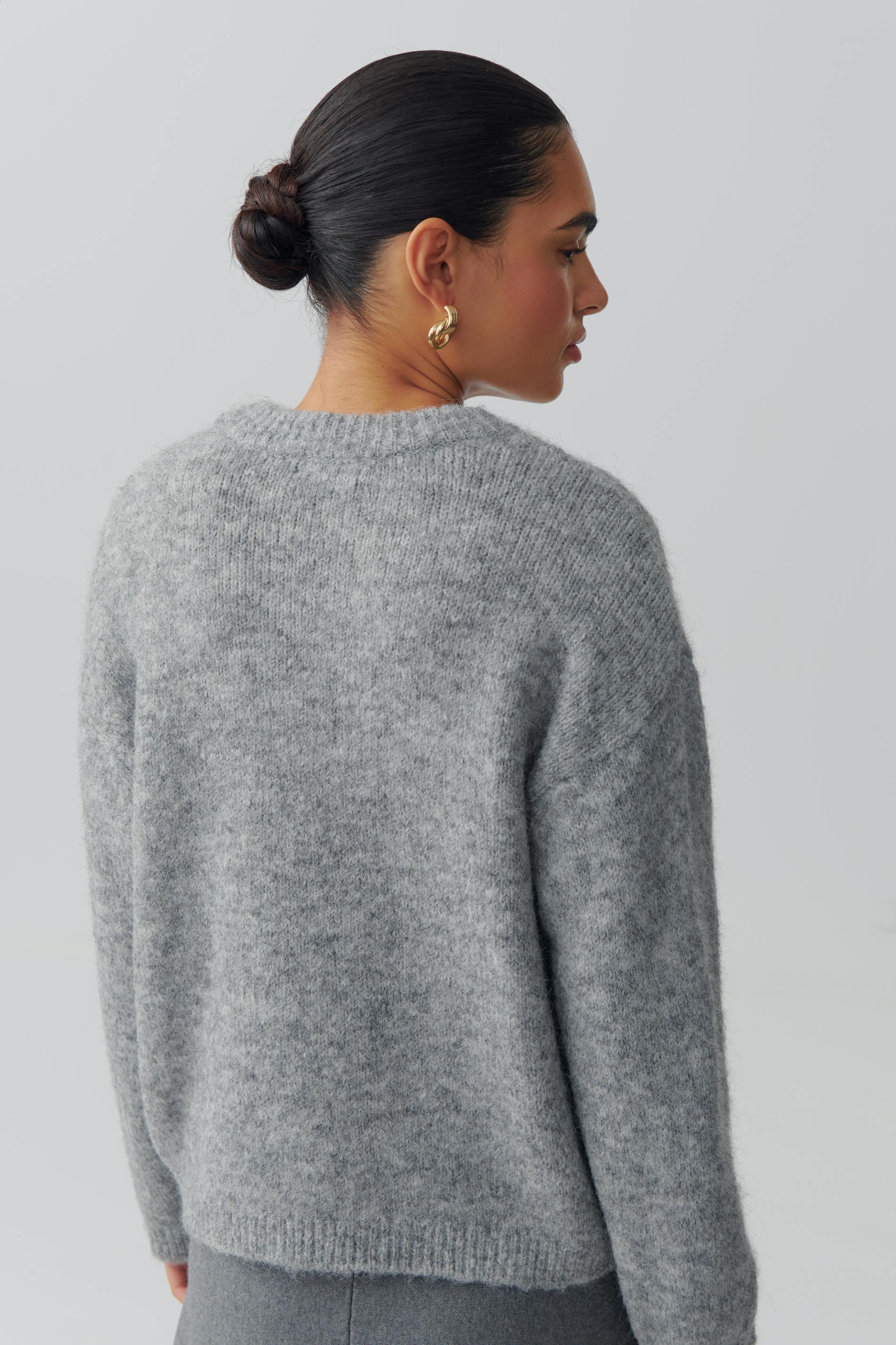 Boxy knitted sweater