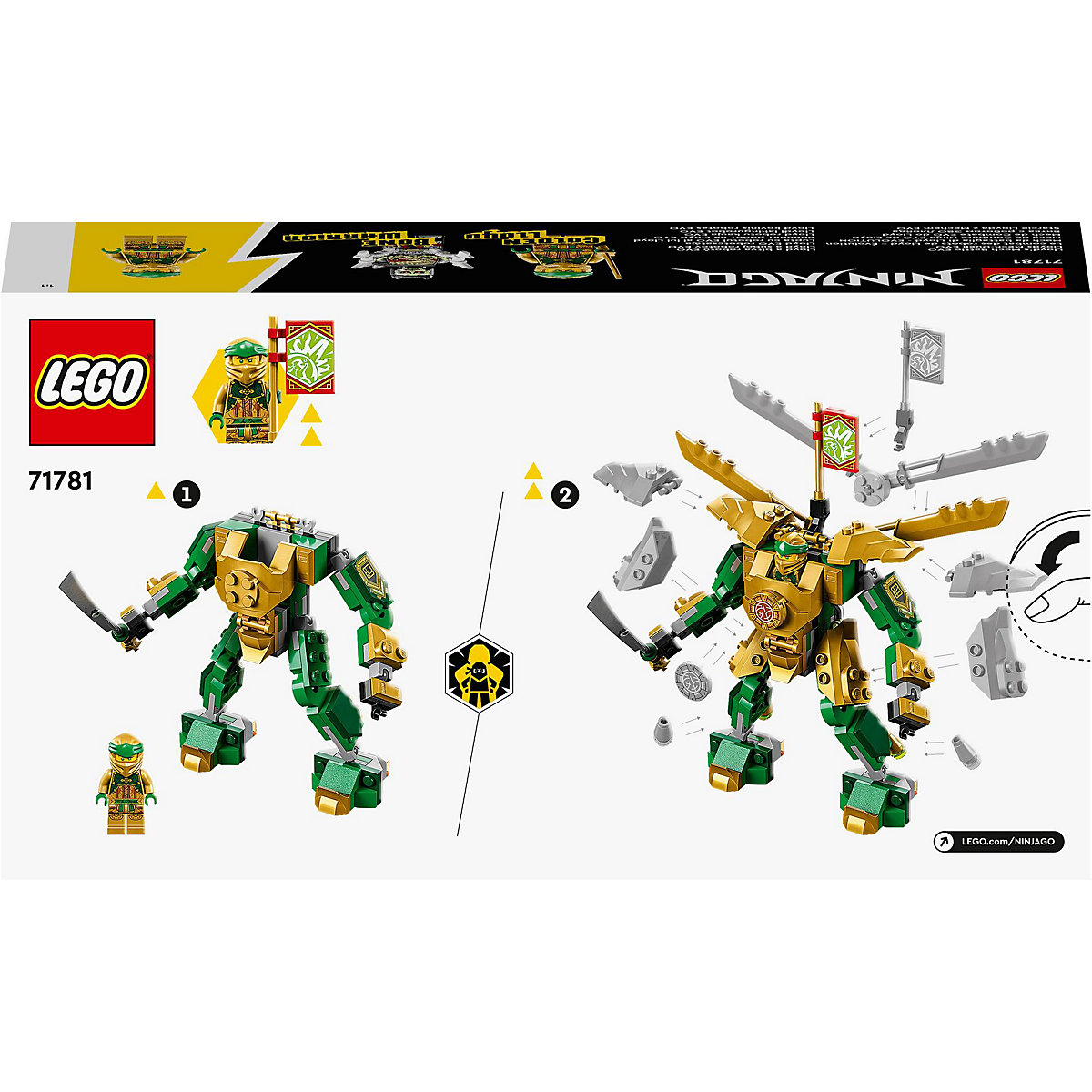 LEGO® Ninjago 71781 Lloyds Mech-Duell EVO