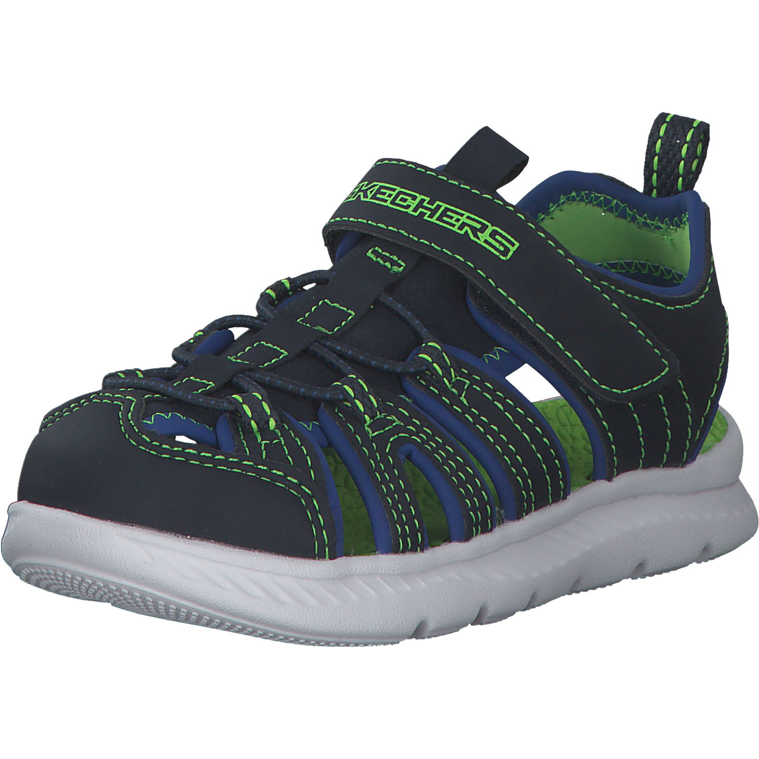 Skechers 400041L, Sneakers Low, Kinder, Blau