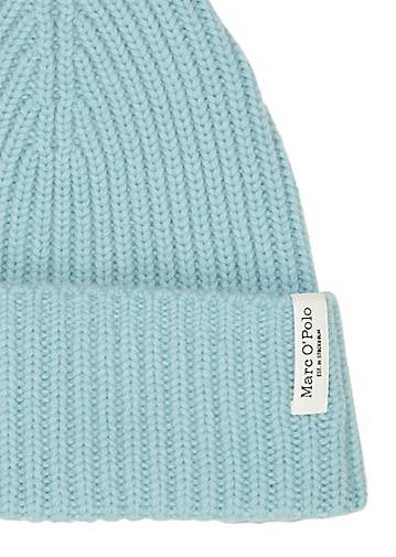 Marc O'Polo Strickmütze mit luxuriöser Kaschmirwolle