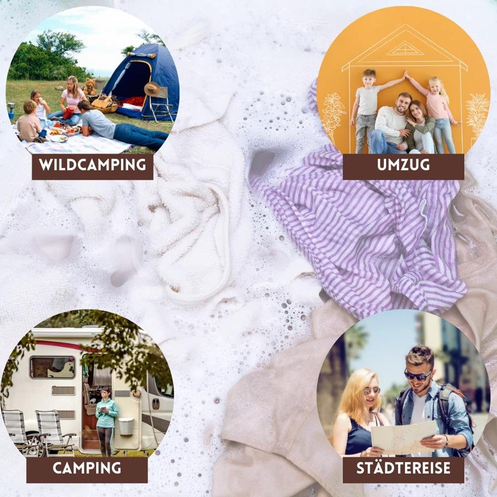 MAVURA Wäscheschleuder EasyWash™ 2in1 kompakte USB Mini Waschmaschine Spülmaschine, Tragbare Ultraschall Camping Mobile Reisewaschmaschine Geschirrspüler