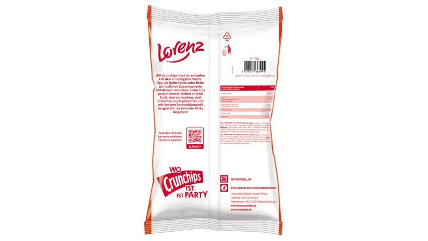 Crunchips Hot Paprika 150 g