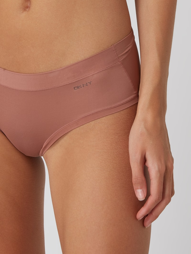 Slip aus Mikrofaser in beige