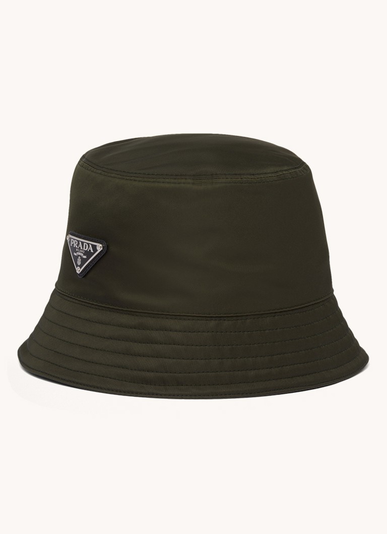 Prada Re-Nylon bucket hat with logo