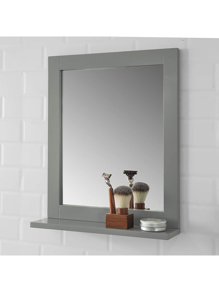 SoBuy Wandspiegel in Grau - (B)40 x (H)50 x (T)10cm günstig kaufen onesize
