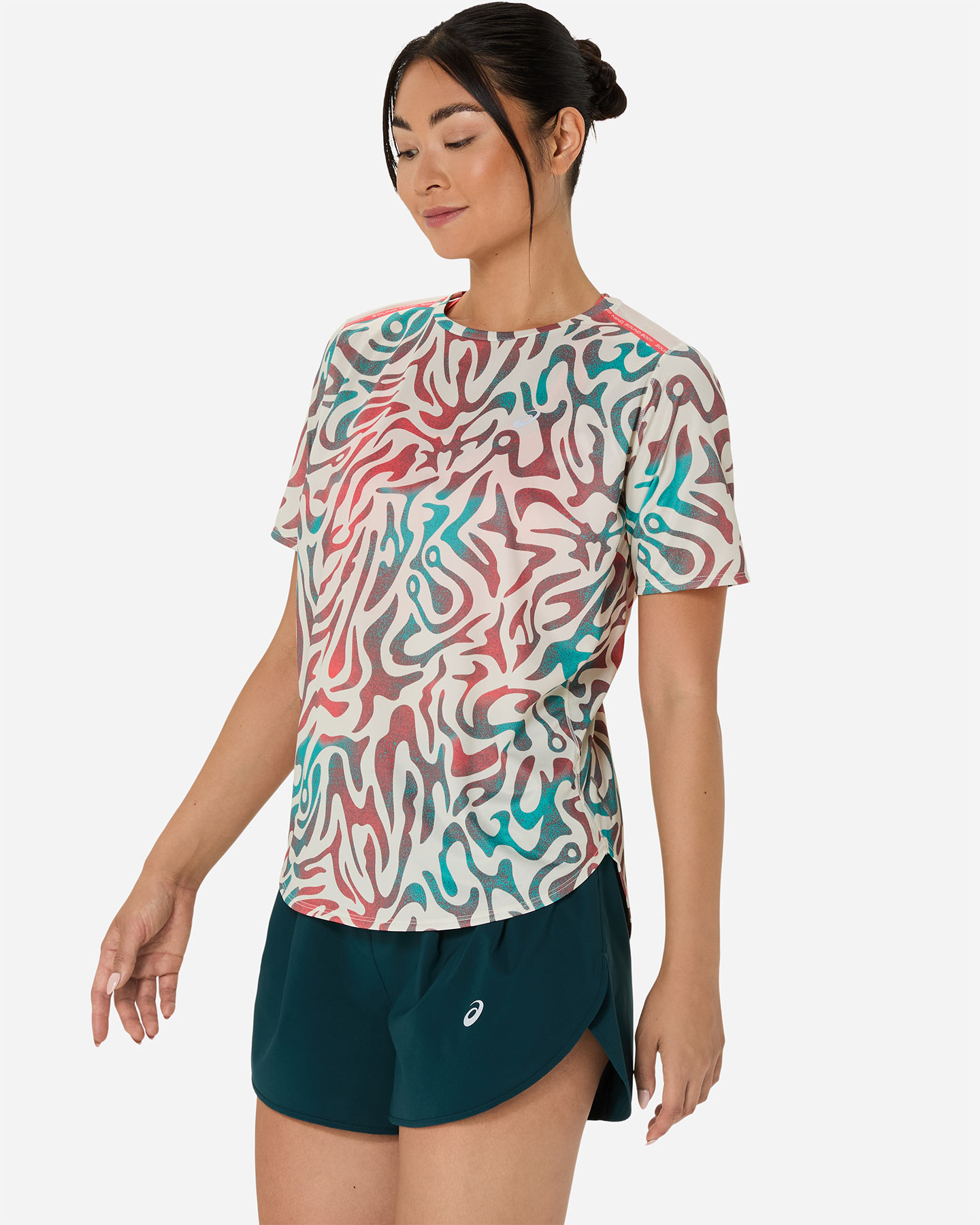 Koszulka do biegania Asics Road All Over Print W 2012D225-200