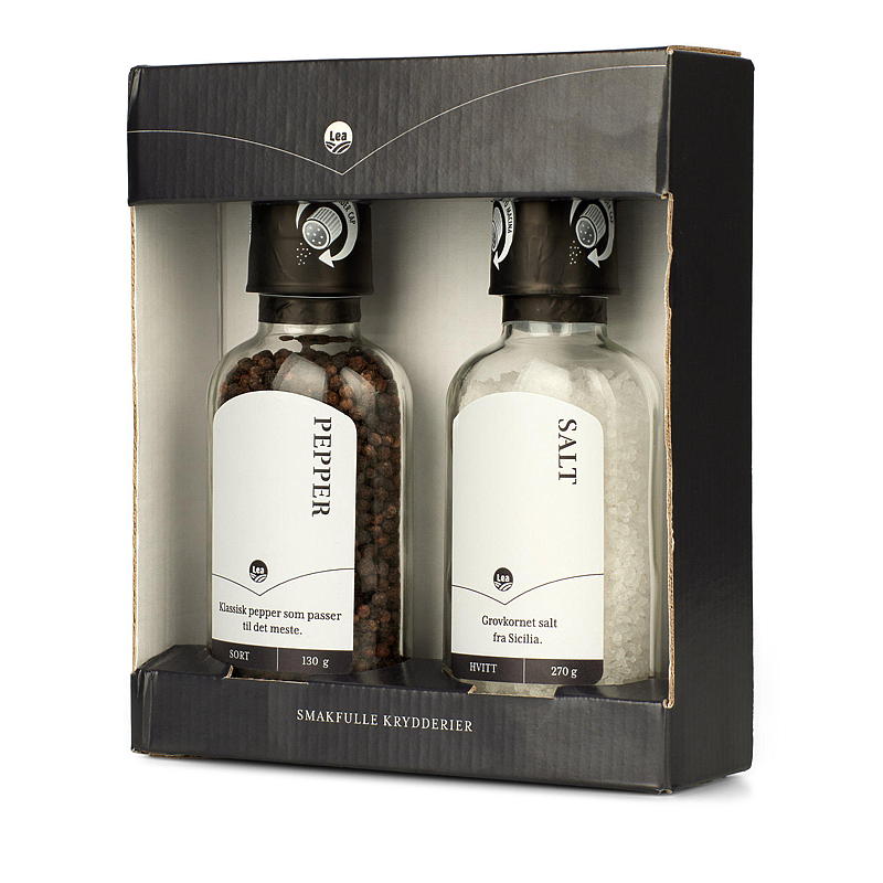 Lea Gavesett salt&pepper m/kvern