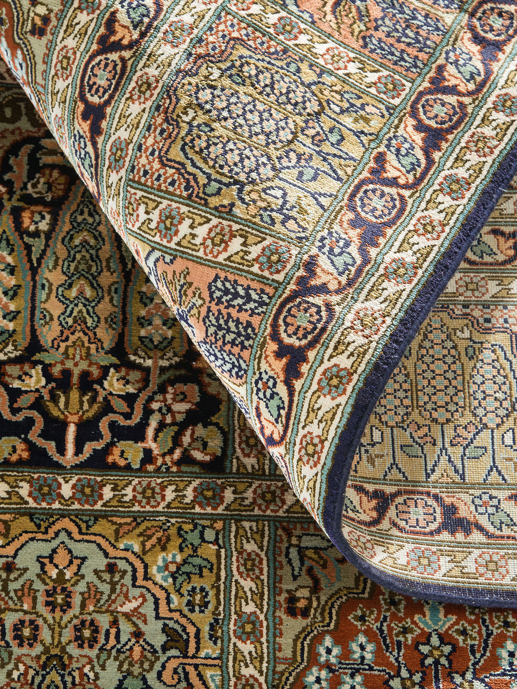 Kaschmir Seide 18/18 ca. 170 x 249 cm, Unikat / Einzelstück