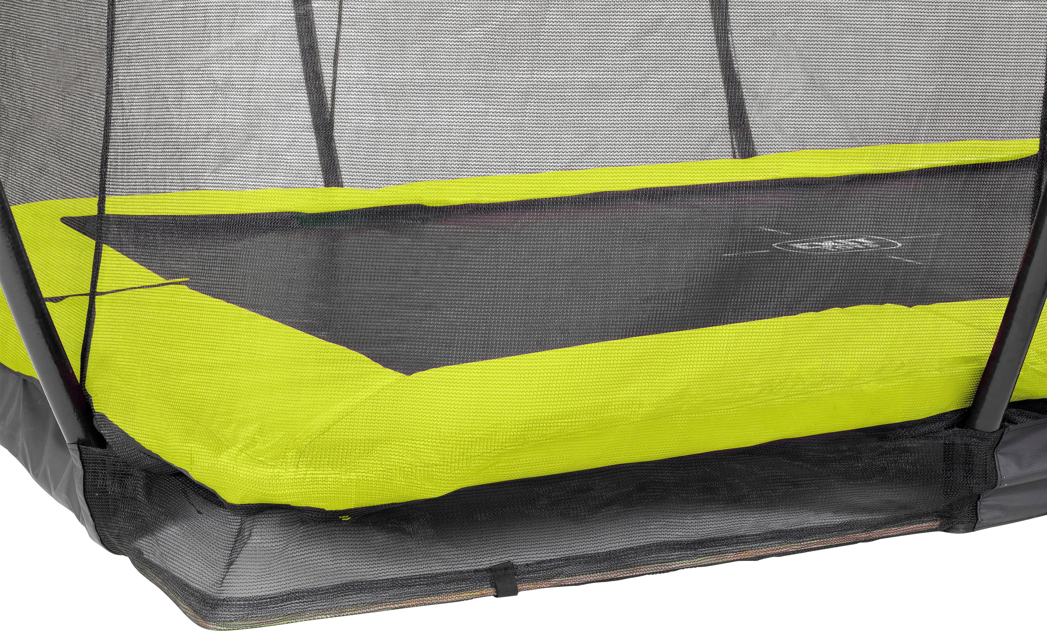 EXIT Bodentrampolin Silhouette Ground, BxT: 244x366 cm, mit Sicherheitsnetz