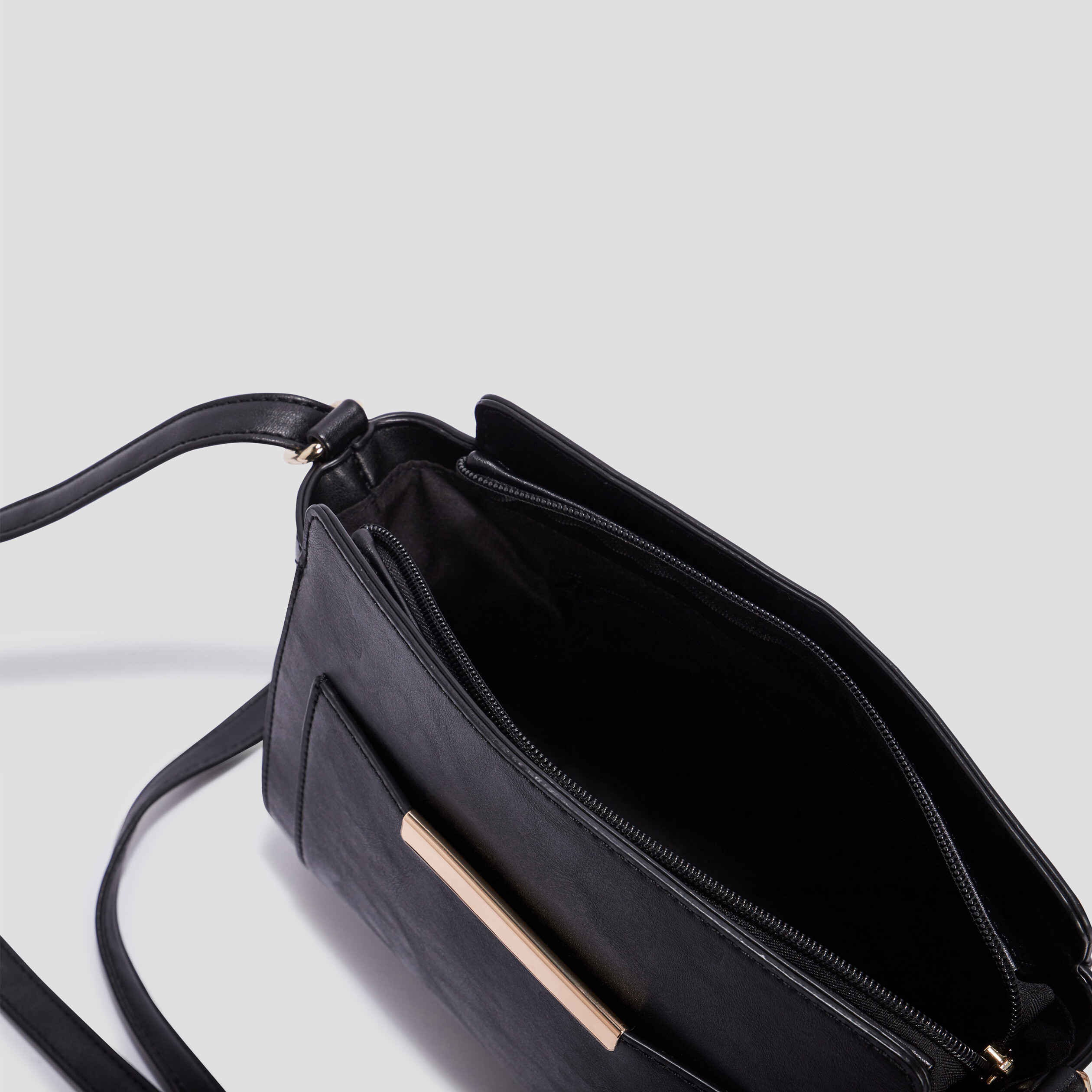 Sac à bandoulière noir femme | La Halle