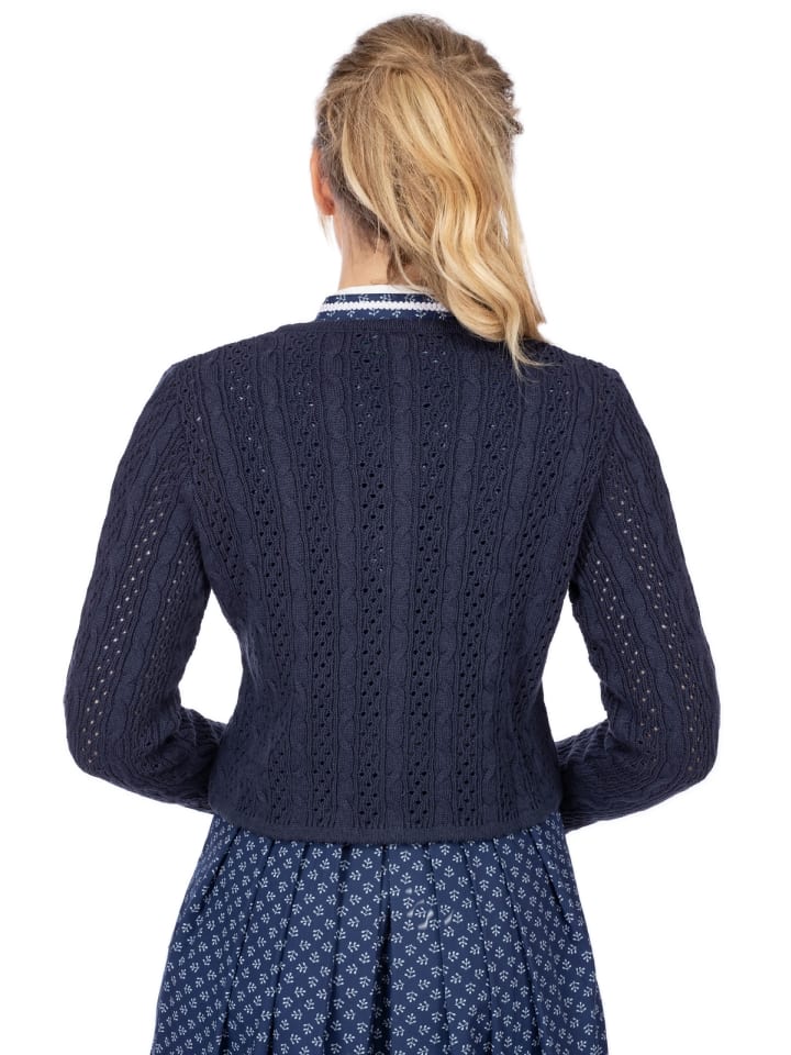 OS-Trachten Strickjacke 457005-0771 in marine günstig kaufen