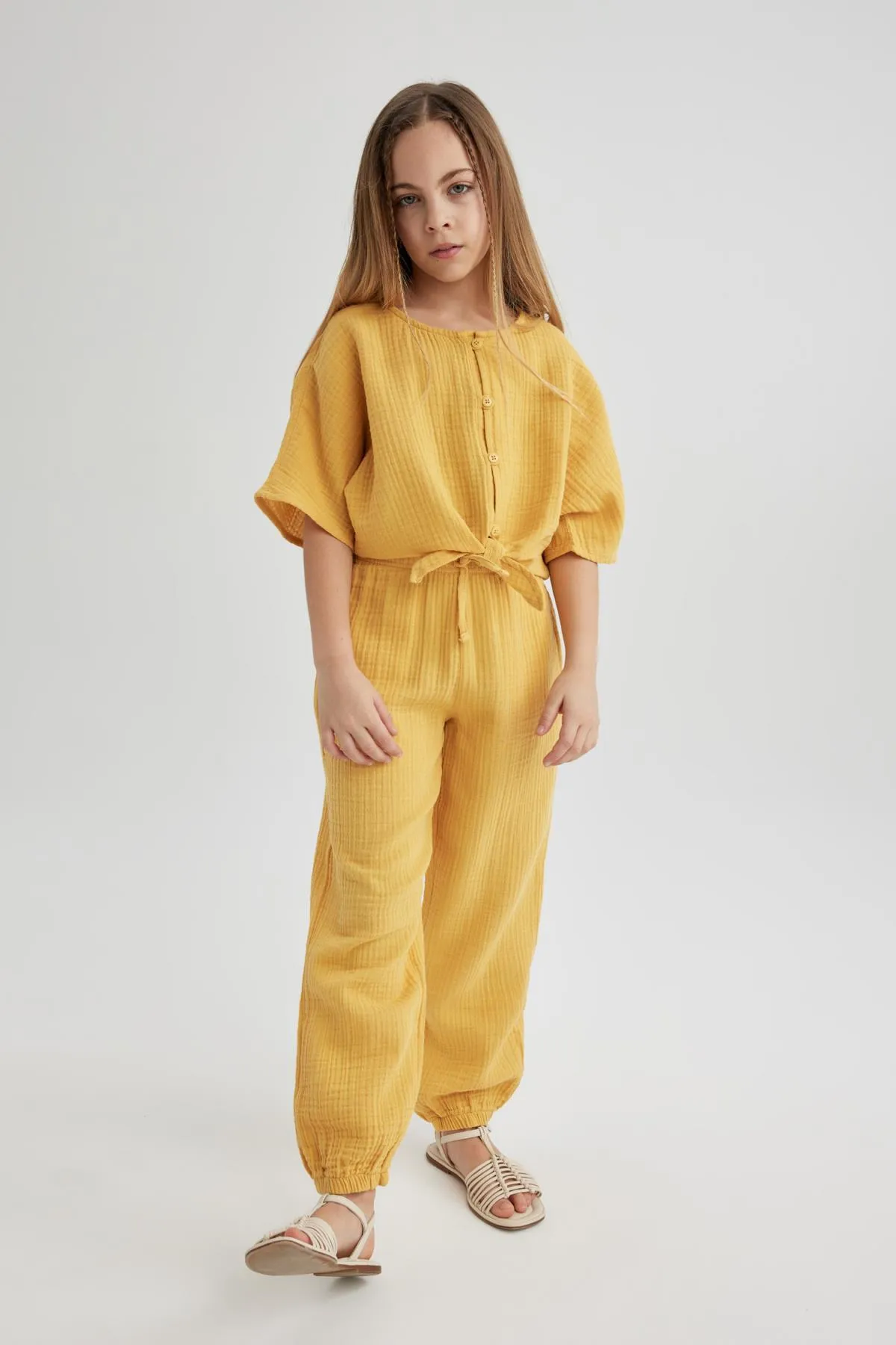 DeFacto  Hose aus Fallschirmbaumwolle für Mädchen B5044A824SM