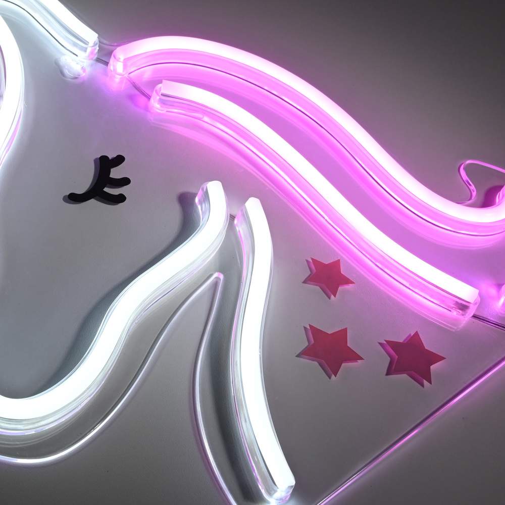 Neon-LED-Bild Neon-Unicorn