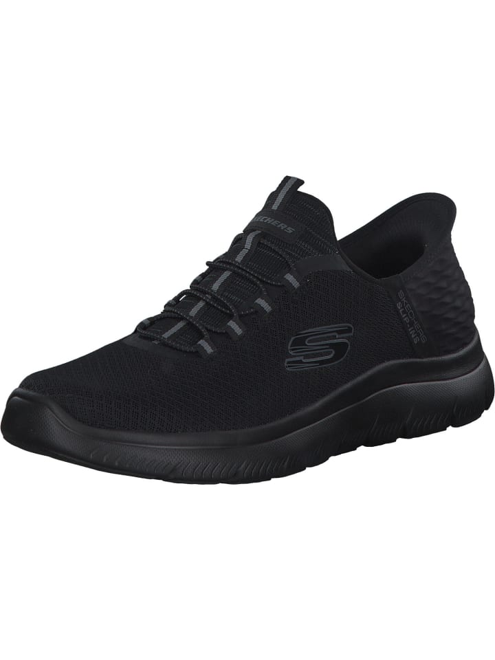 Skechers Slip-On-Sneaker in Schwarz günstig kaufen