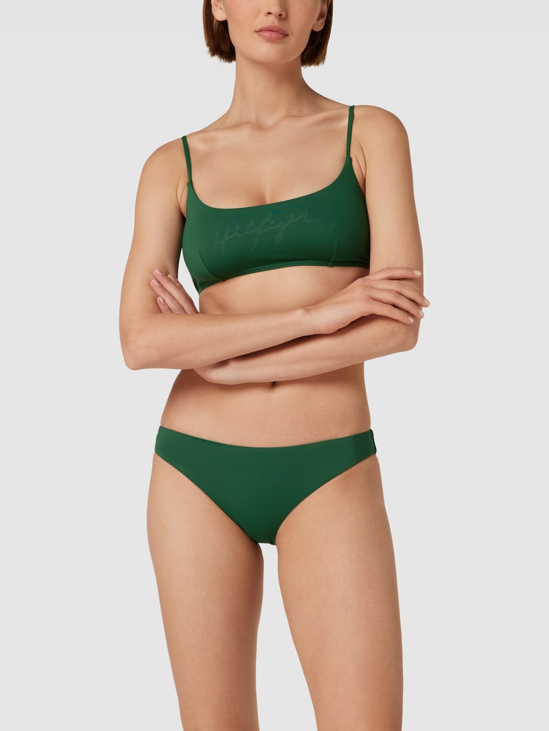 Bralette mit Hakenverschluss in dunkelgrün