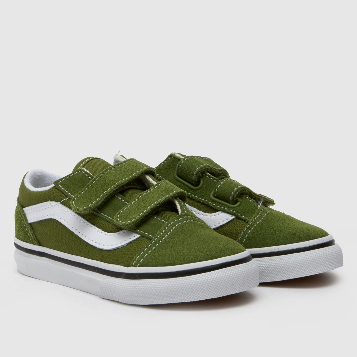 Vans sötétzöld old skool v fiú kisgyermek cipő