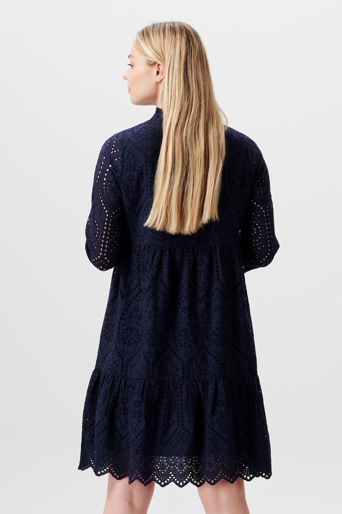 Kleid mit Lochstickerei und Stillfunktion