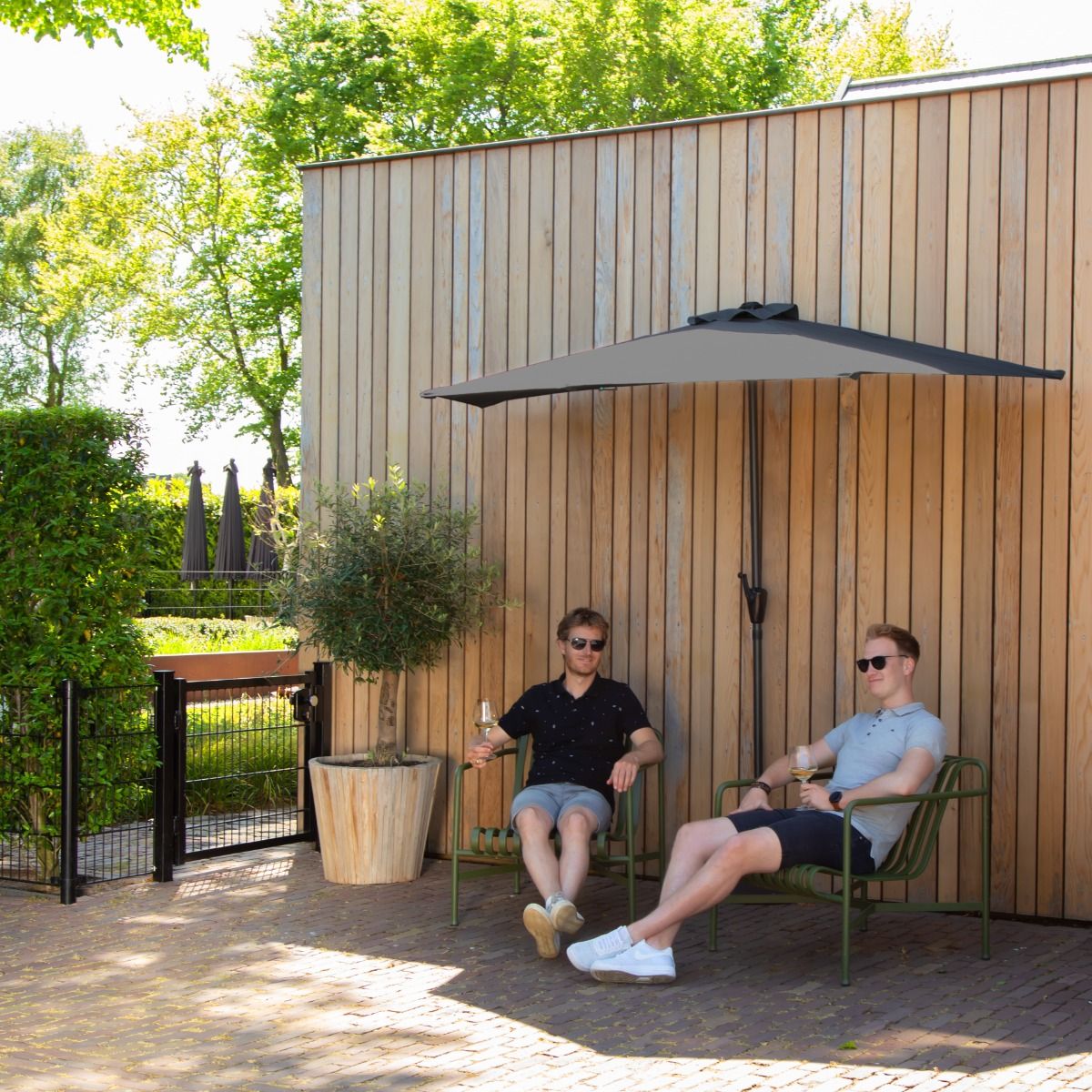 VONROC Magione 270 x 135 cm Premium parasol