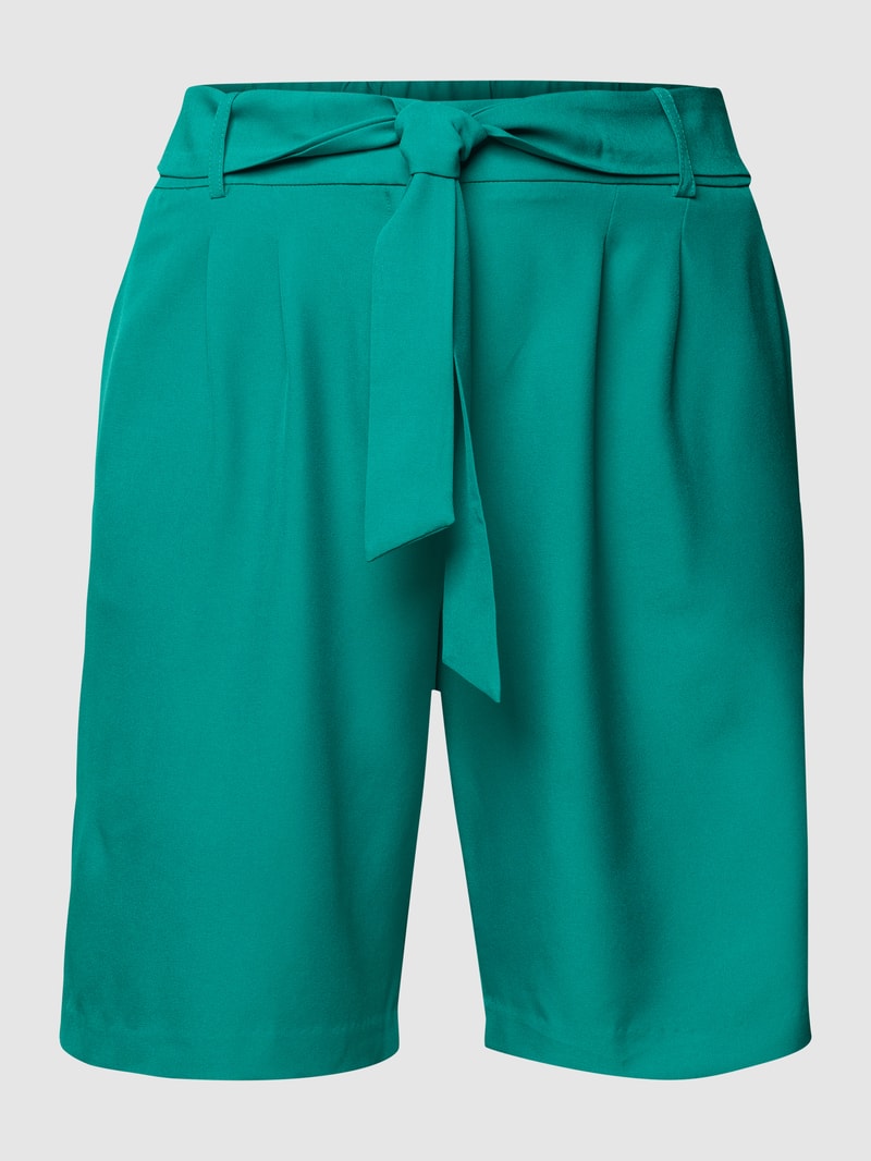 PLUS SIZE Chino-Shorts mit Bundfalten in grün
