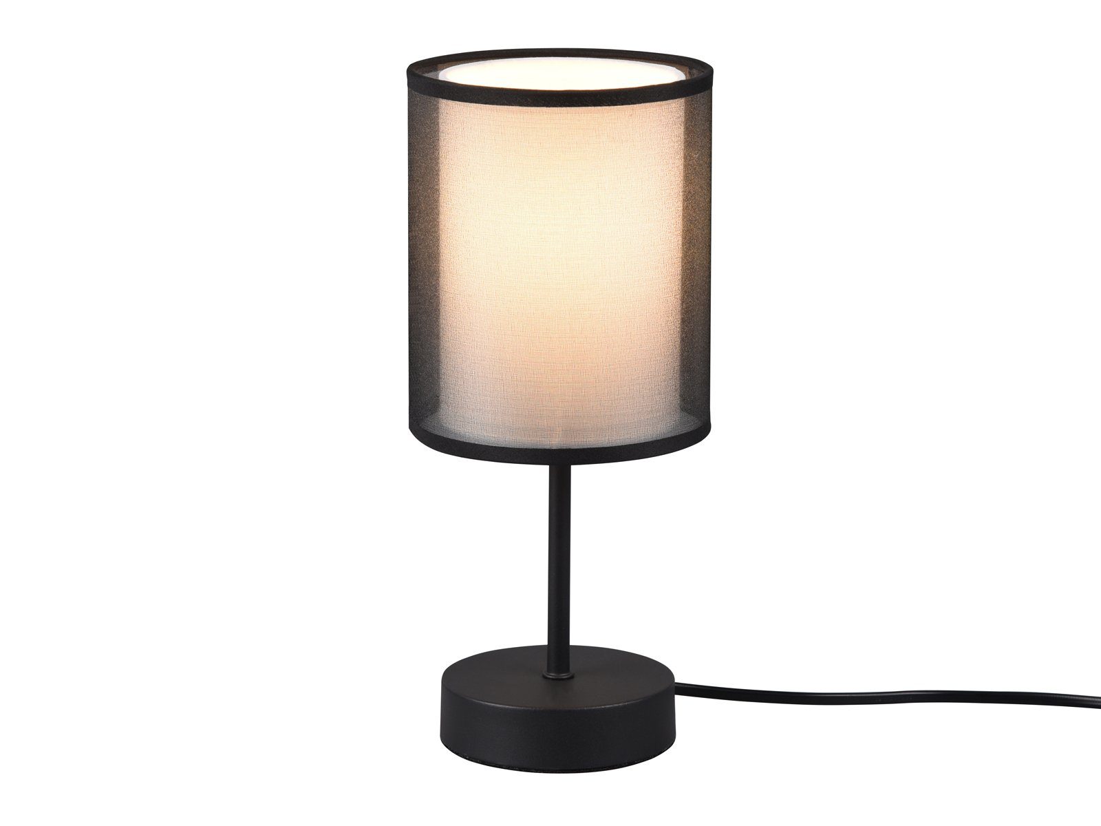 meineWunschleuchte LED Nachttischlampe, Dimmfunktion, LED wechselbar, Warmweiß, klein-e ausgefallen-e Design-er Lampe dimmbar für Fensterbank, H: 28cm